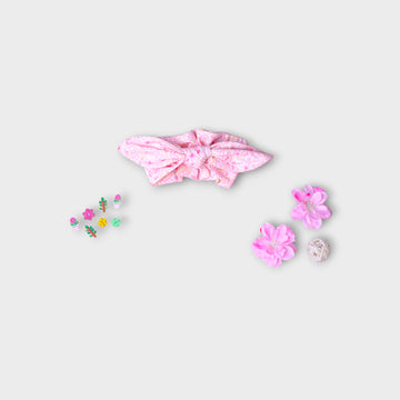 Bow Headband | Ditsy Pink