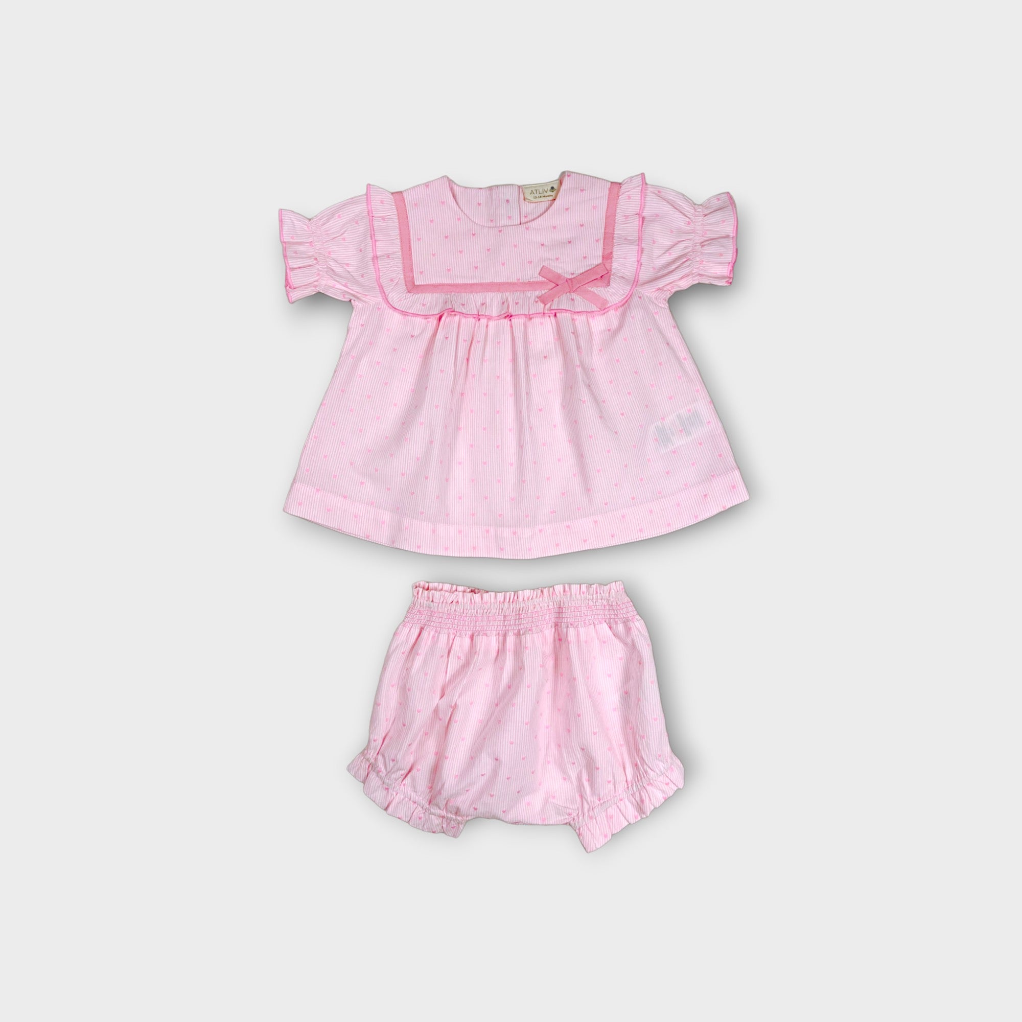 Vintage Top & Bloomer Set | Blush