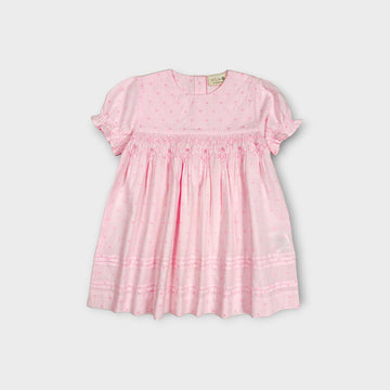 Vintage Hand-Smock Dress | Blush
