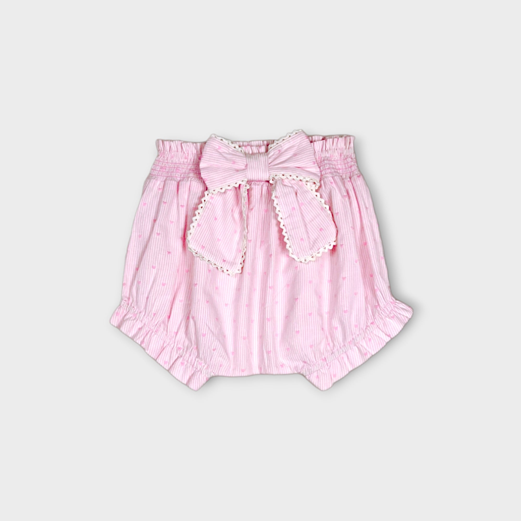 Vintage Bow Bloomer | Blush