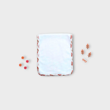 BURP CLOTH WITH TOWEL BACK | CLASSIC LILY