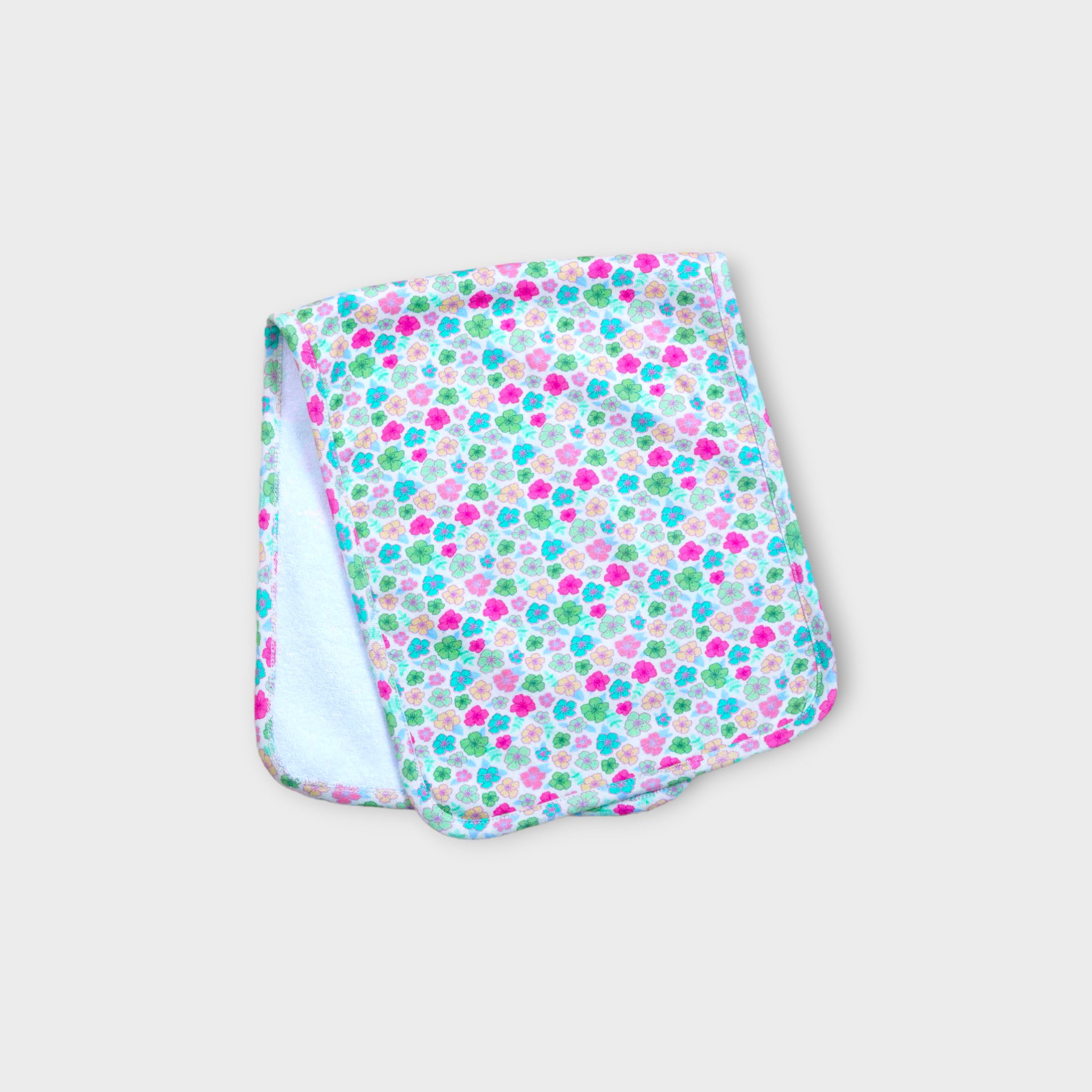 Burp Cloth | Impatiens Pink