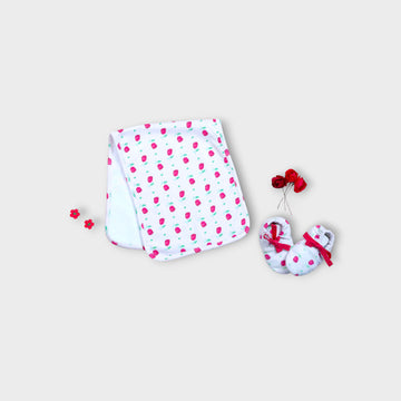 Burp Cloth | Rose | Organic🍃